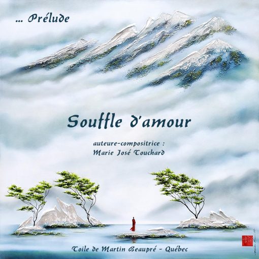 Visuel du titre lounge Souffle d'amour sur une toile de Martin Beaupré