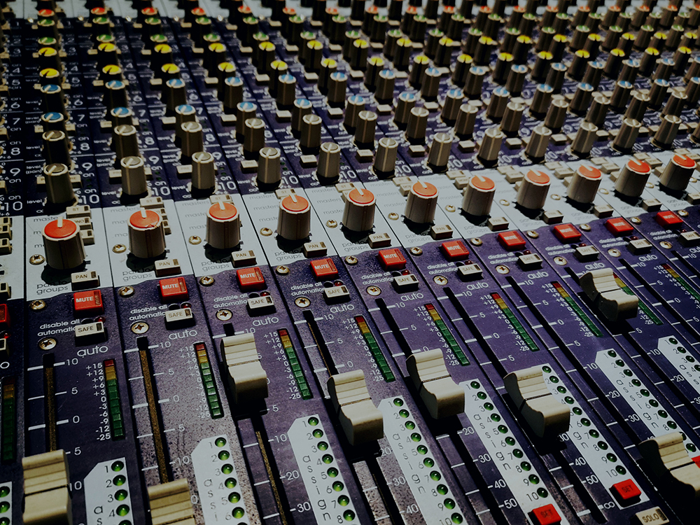 Console Midas Héritage 1000 vue en gros plan