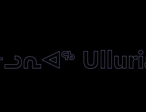 Image présentation clip vidéo ᐅᓪᓗᕆᐊᖅ Ulluriaq Star Etoile : Réalisation montage JL ANGER / Musique Frédéric Gerchambeau / titre en langue inuit sur fond noir
